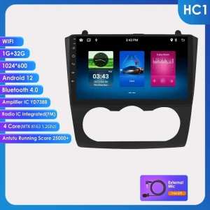 CarPlay AI Android 12 Car Stereo with GPS Navigation and Multimedia Screen — Car Infotainment System, Hizpo
