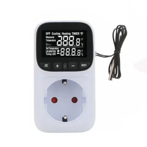 Digital Thermostat Outlet with WIFI and Temperature Sensor — Smart Thermostat, Meiteai-All