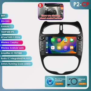 Intelligent Android Car Stereo with Wireless CarPlay — Car Infotainment System, OSSURET