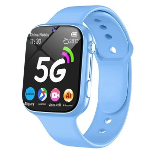 Kids Smart Watch with GPS, Video Call, Alipay, and Alarm Clock in Blue — Kids Smart Watch, Smarter than future