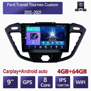 Multimedia Player with Android Auto, CarPlay, DSP, IPS Video, WiFi, Bluetooth, GPS Navigation — Car Infotainment System, SuperM