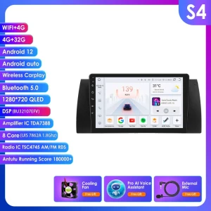 Multimedia Video Player Navigation GPS Android 13 Stereo — Car Infotainment System, Hizpo