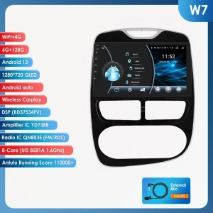 Wireless Carplay 4G-LTE 2din Android Car Stereo with GPS Navigation, Bluetooth, and Intelligent Screen — Car Infotainment System, Hizpo