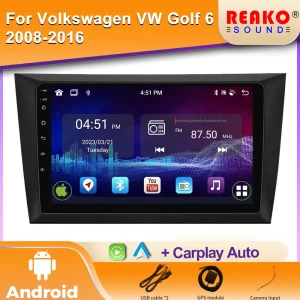 Wireless CarPlay Android Auto Radio — Car Infotainment System, Reakosound