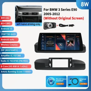 10.25 Inch Car Stereo with Wireless CarPlay and Android Auto — Car Infotainment System, Hizpo