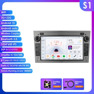 Android Car Stereo with Wireless CarPlay and DSP — Car Infotainment System, Hizpo