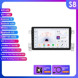 Android Multimedia Player with Navigation and CarPlay — Car Infotainment System, Hizpo