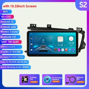 Car Multimedia System with Android, 4G-LTE, Navigation, and CarPlay — Car Infotainment System, Hizpo