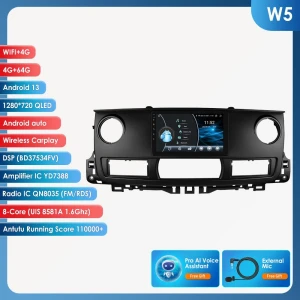 Carplay Android Auto Navigation Touchscreen Multimedia Player Head Unit GPS RDS Intelligent Screen — Car Infotainment System, Hizpo