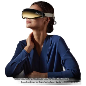 Eye Massager with Heat, Bluetooth, and Music — Massage Gun, SKG