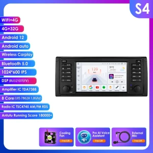 Intelligent 8 GB 128 GB Voice Control AI 2 DIN Android Car Radio — Car Infotainment System, Hizpo