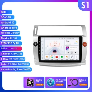 Intelligent Android Car Radio with CarPlay, Multimedia Video Player, GPS — Car Infotainment System, Hizpo