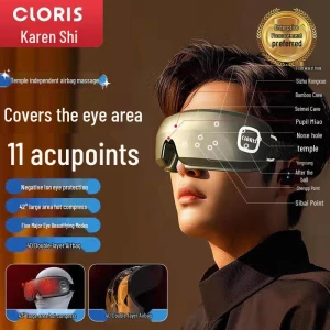 Smart Eye Massager with Heat and Music — Massage Gun, CLORIS