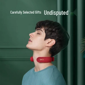 Smart Low-Frequency Pulse Neck Massager with Heat — Massage Gun, SKG