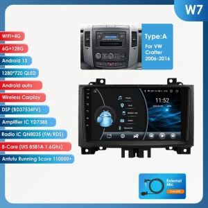 Wireless CarPlay Android Auto Multimedia GPS Autoradio with 360 Camera — Car Infotainment System, OSSURET