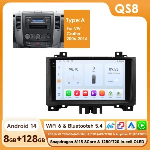 Wireless Carplay Android Auto Multimedia GPS Autoradio with 360 Cam — Car Infotainment System, OSSURET