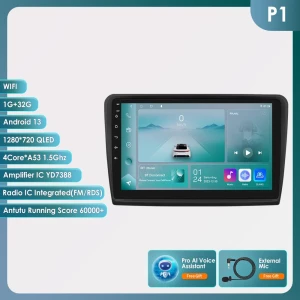 Android 13 Car Radio for Skoda Superb 2 2008-2015 with Wireless CarPlay and Android Auto — Car Infotainment System, OSSURET