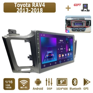 Android CarPlay Car Radio for Toyota RAV4 2013-2018 Multimedia Player Head Unit Stereo GPS Navigation Bluetooth WiFi... — Car Infotainment System, icreative
