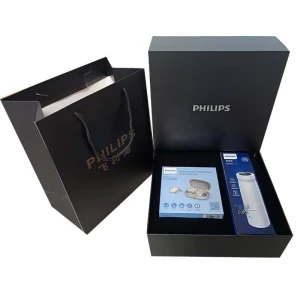 Bluetooth Earphone and Smart Thermos Gift Set — Smart Water Bottle, Philips