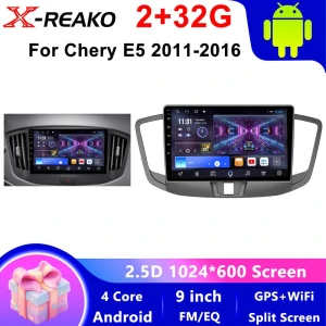 Car Video Player with GPS Navigation and CarPlay — Car Infotainment System, Reakosound