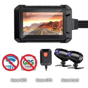 Motorcycle Video Recorder with Front and Rear Camera — Dash Cam, zhishangyoupin