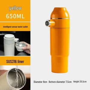 Smart Sensor Tea Flask — Smart Water Bottle, Wuwaju