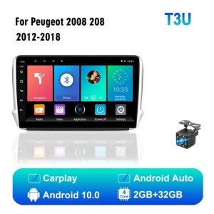 2 Din Car Radio for Peugeot 2008 208 — Car Infotainment System, icreative