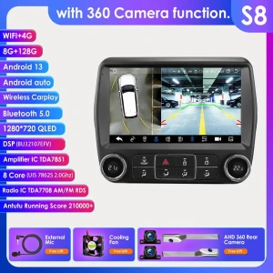 4G CarPlay Android Auto Stereo for Chevrolet Camaro 2010-2015 — Car Infotainment System, Hizpo