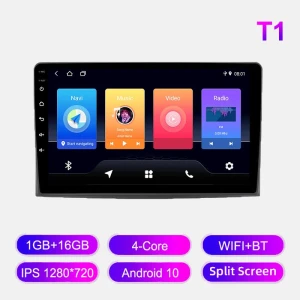 Android Auto CarPlay Multimedia Player with GPS Navigation, Bluetooth, and WiFi — Car Infotainment System, GHLHS