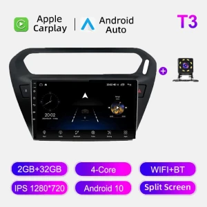 Android Auto CarPlay Multimedia Player with GPS Navigation — Car Infotainment System, GHLHS