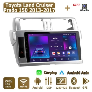 Android CarPlay Car Radio for Toyota Land Cruiser Prado 150 2013-2017 Multimedia Player Head Unit Stereo GPS Navigation... — Car Infotainment System, icreative