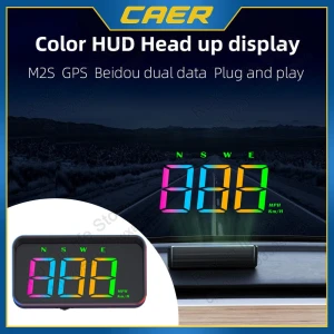 Car Head Up Display GPS Speedometer with Speeding Alarm and Light Sensing — Heads Up Display, Auto Accessories Home