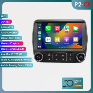 Car Stereo with 4G CarPlay and Android Auto — Car Infotainment System, Hizpo