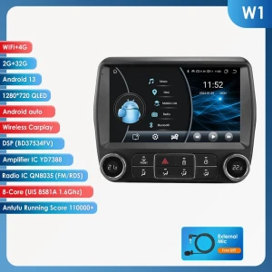 Car Stereo with Apple CarPlay and Android Auto — Car Infotainment System, Hizpo