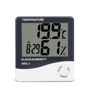Digital Temperature Sensor Electronic Humidity Meter LCD Display Smart Hygrometer Portable for Home Room for Weather Air... — Air Quality Monitor, AutoPartGlobal