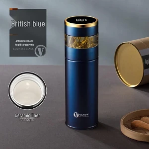 Smart Tea Infuser Thermos with LED Display — Smart Water Bottle, Vanow
