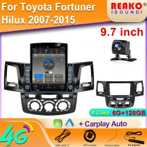 Vertical Screen Car Radio with Android 12 — Car Infotainment System, Reakosound