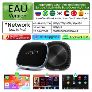 Wireless CarPlay Android Auto AI Adapter — Car Infotainment System, The Cozy Nook