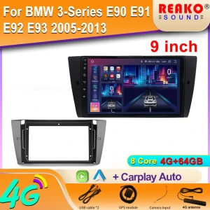 Wireless CarPlay Android Auto Multimedia Navigation GPS Radio Stereo Screen — Car Infotainment System, Reakosound