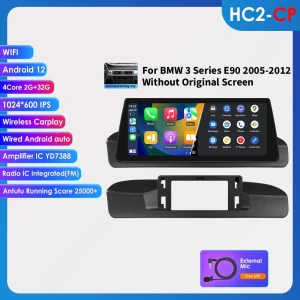10.25 Inch Car Stereo with Wireless CarPlay and Android Auto — Car Infotainment System, Hizpo