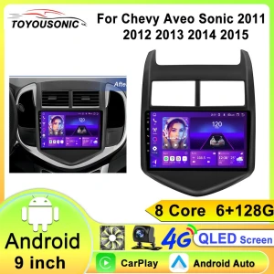 2 Din Android Car Multimedia Player with CarPlay, Auto GPS Navigation, and WiFi — Car Infotainment System, ToyousoniC