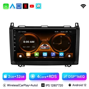 Android 13 Car Radio with Wireless CarPlay and Auto — Car Infotainment System, JIUYIN