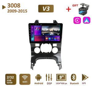 Android Car Stereo with CarPlay and GPS Navigation — Car Infotainment System, icreative