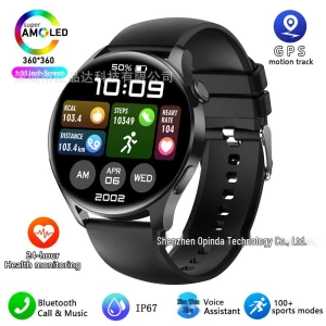 Bluetooth Smartwatch with Heart Rate Monitor, Rotating Button, Pedometer, and Waterproof Design — Fitness Tracker, Chose One