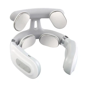 Cervical Massager with Strength Adjustment, USB Rechargeable, Intelligent Voice, and Heating — Massage Gun, Bloom Habitat