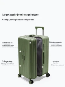 Great Traveler Series Pigskin Smart Lock Luggage — Smart Luggage, OIWAS