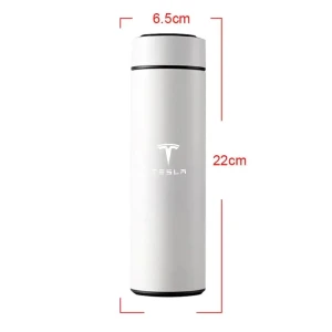 Intelligent Temperature Display LED Thermos Cup — Smart Water Bottle, Tesla