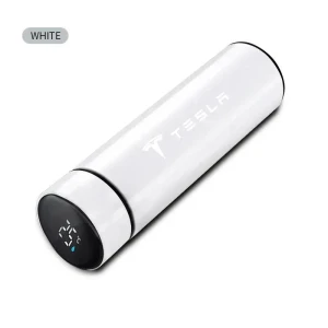 Intelligent Thermos Cup with Touch Display Temperature — Smart Water Bottle, Tesla