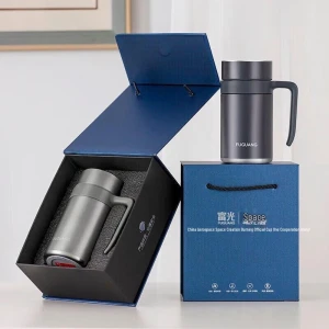 Smart Tea Infuser Insulated Office Mug with Handle — Smart Water Bottle, Fuguang