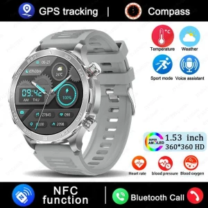 Smart Watch with AMOLED HD Display, GPS, NFC, and IP68 Water Resistance — Smart Watch, Creative Adorn